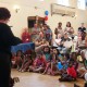 Penny's puppets enthrall the kids