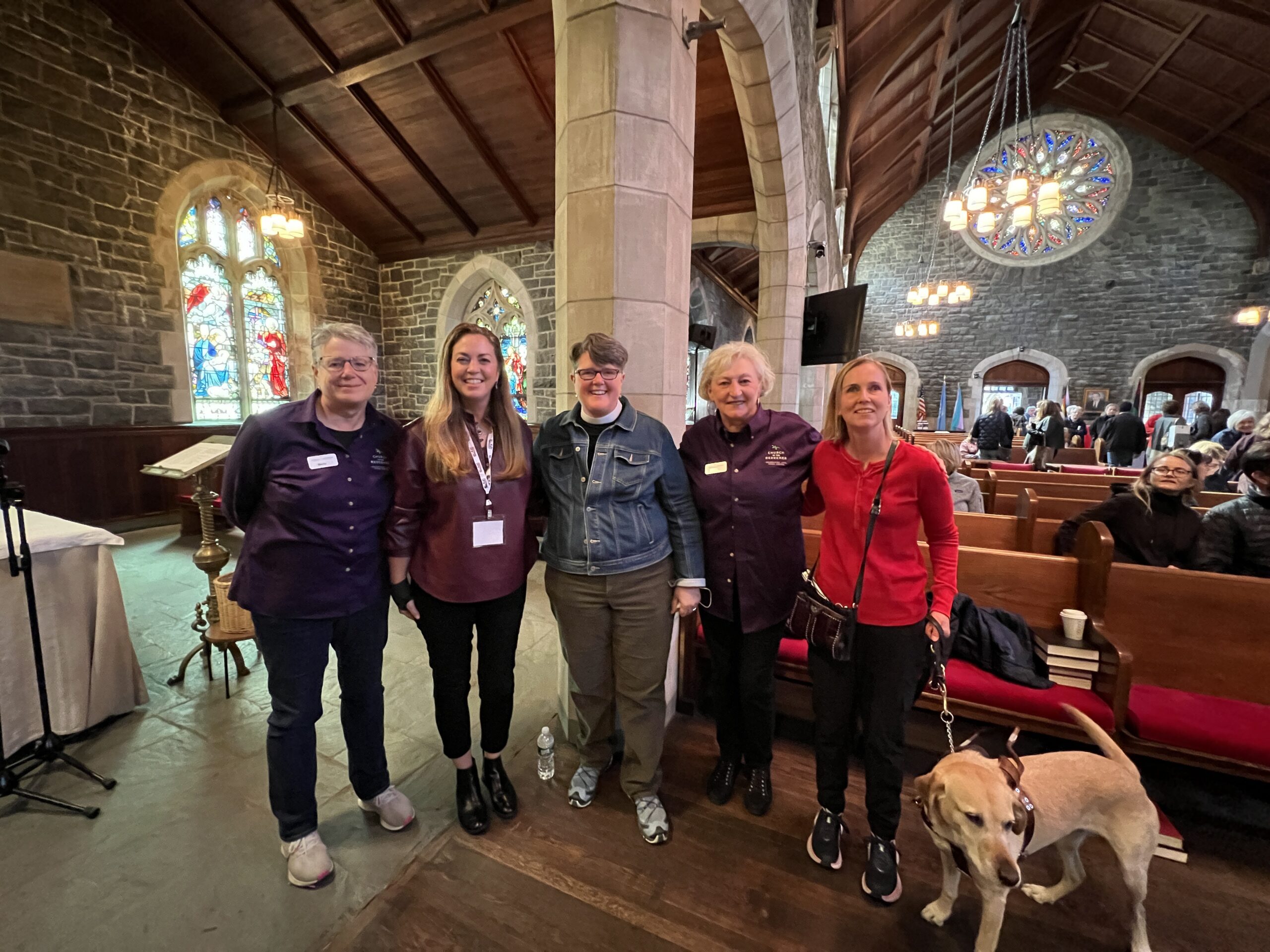 Book Group members in the Sanctuary